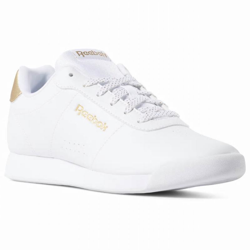 Reebok Royal Charm Tenisky Damske - Biele/Zlate Metal SG8809ZX